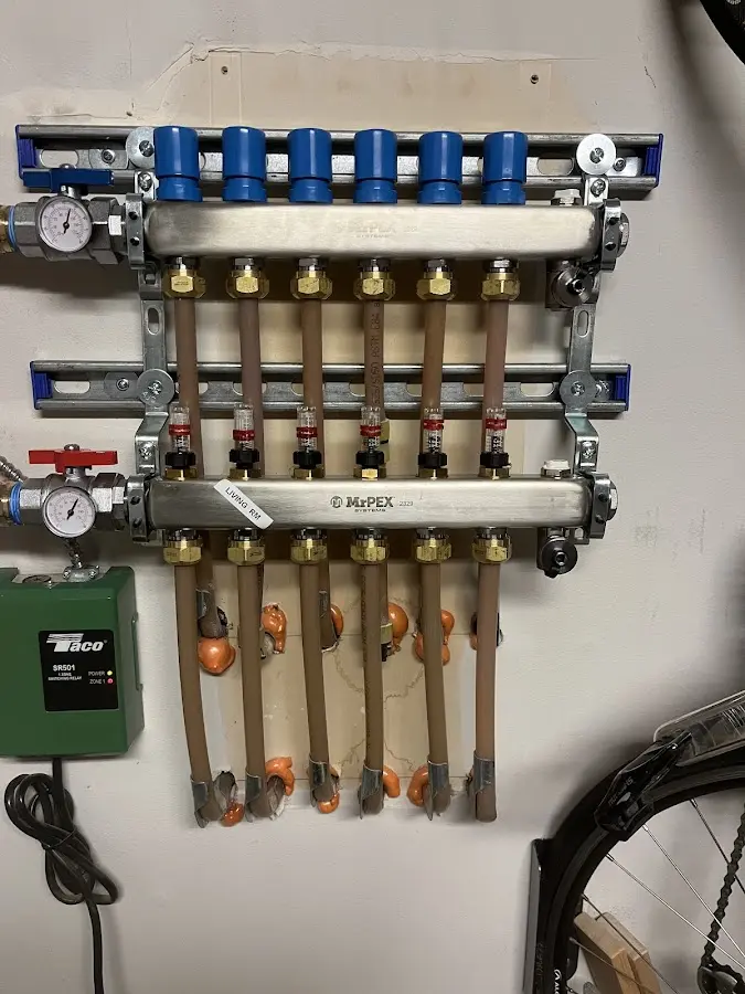 Plumber performing Gas Line Installation at a residential property in Citrus Park